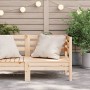 Solid pine wood corner garden sofa by , Modular outdoor sofas - Ref: Foro24-837977, Price: 55,04 €, Discount: %