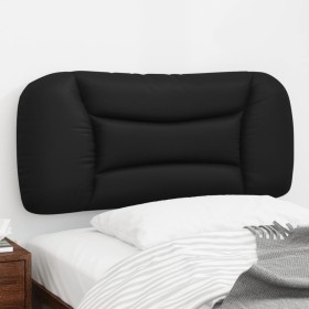 Black synthetic leather padded bed headboard 90 cm by , Headboards and footboards - Ref: Foro24-374544, Price: 51,09 €, Disco...