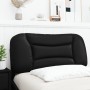 Black synthetic leather padded bed headboard 90 cm by , Headboards and footboards - Ref: Foro24-374544, Price: 52,26 €, Disco...