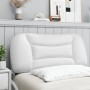 Cabecero de cama acolchado cuero sintético blanco 80 cm de , Cabeceros y pies de cama - Ref: Foro24-374533, Precio: 62,57 €, ...