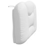 Cabecero de cama acolchado cuero sintético blanco 80 cm de , Cabeceros y pies de cama - Ref: Foro24-374533, Precio: 62,57 €, ...