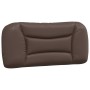 Cabecero de cama acolchado cuero sintético marrón 90 cm de , Cabeceros y pies de cama - Ref: Foro24-374546, Precio: 50,99 €, ...