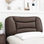 Cabecero de cama acolchado cuero sintético marrón 90 cm de , Cabeceros y pies de cama - Ref: Foro24-374546, Precio: 50,99 €, ...