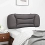 Cabecero de cama acolchado cuero sintético gris 100 cm de , Cabeceros y pies de cama - Ref: Foro24-374559, Precio: 55,72 €, D...