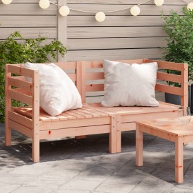 Corner garden sofas 2 units solid Douglas wood by , Modular outdoor sofas - Ref: Foro24-837989, Price: 84,99 €, Discount: %