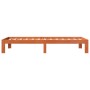 Estructura de cama madera maciza pino marrón cera 100x200 cm de , Camas y somieres - Ref: Foro24-844169, Precio: 88,99 €, Des...