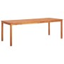 Solid acacia wood garden table 215x90x74 cm by vidaXL, Garden tables - Ref: Foro24-45963, Price: 327,67 €, Discount: %