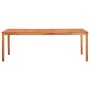 Solid acacia wood garden table 215x90x74 cm by vidaXL, Garden tables - Ref: Foro24-45963, Price: 327,67 €, Discount: %