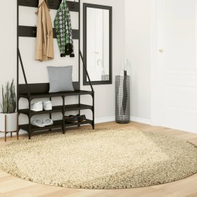 Modern long-haired furry rug PAMPLONA in gold Ø 200 cm by , Rugs - Ref: Foro24-375357, Price: 77,23 €, Discount: %