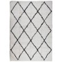 PAMPLONA cream and black modern long pile rug 160x230cm by , Rugs - Ref: Foro24-375369, Price: 73,74 €, Discount: %