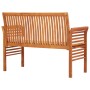 Garden bench 2 seats with solid acacia wood cushion 120 cm by vidaXL, garden benches - Ref: Foro24-45967, Price: 160,99 €, Di...