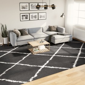 Alfombra de pelo largo moderna PAMPLONA negro y crema 300x400cm de , Alfombras - Ref: Foro24-375418, Precio: 221,99 €, Descue...