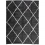 Modern long pile rug PAMPLONA in black and cream 300x400cm by , Rugs - Ref: Foro24-375418, Price: 221,78 €, Discount: %