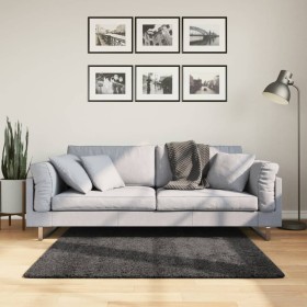 Modern long-haired furry rug PAMPLONA anthracite 120x120cm by , Rugs - Ref: Foro24-375189, Price: 38,61 €, Discount: %