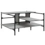 Mesa de centro madera de ingeniería gris Sonoma 100x100x48,5 cm de , Mesas de centro - Ref: Foro24-842314, Precio: 88,50 €, D...