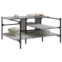 Mesa de centro madera de ingeniería gris Sonoma 100x100x48,5 cm de , Mesas de centro - Ref: Foro24-842314, Precio: 88,50 €, D...