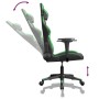 Black and green synthetic leather massage gaming chair by , Gaming chairs - Ref: Foro24-345426, Price: 124,12 €, Discount: %