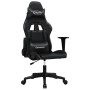 Gaming chair with massage in black synthetic leather by , Gaming chairs - Ref: Foro24-345453, Price: 130,21 €, Discount: %