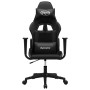 Gaming chair with massage in black synthetic leather by , Gaming chairs - Ref: Foro24-345453, Price: 130,21 €, Discount: %