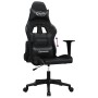 Gaming chair with massage in black synthetic leather by , Gaming chairs - Ref: Foro24-345453, Price: 130,21 €, Discount: %