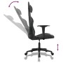 Gaming chair with massage in black synthetic leather by , Gaming chairs - Ref: Foro24-345453, Price: 130,21 €, Discount: %