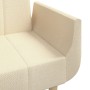 Two-seater sofa bed with two cream-colored fabric pillows by , Sofas - Ref: Foro24-375872, Price: 260,45 €, Discount: %