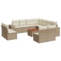 Garden sofa set 12 pieces and brown synthetic rattan cushions by , Garden sets - Ref: Foro24-3225505, Price: 924,83 €, Discou...