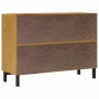 FLAM solid pine wood dresser 110x40x80 cm by , Drawers - Ref: Foro24-376071, Price: 243,36 €, Discount: %