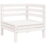 3-seater solid white pine garden sofa by , Modular outdoor sofas - Ref: Foro24-838027, Price: 182,41 €, Discount: %