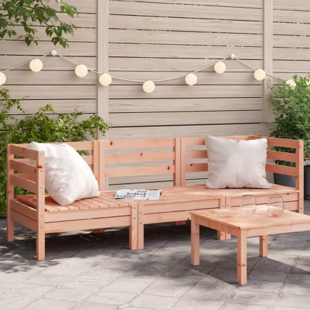 3-seater garden sofa made of solid Douglas fir wood by , Modular outdoor sofas - Ref: Foro24-838031, Price: 140,99 €, Discoun...