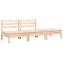 3-Sitzer-Gartensofa aus massivem Zirbenholz von , Modulare Sofas für den Außenbereich - Ref: Foro24-838033, Preis: 117,89 €, ...