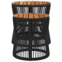 Garten-Beistelltische 2 Stück schwarze Rattan-Holzoberfläche von , Gartentische - Ref: Foro24-366291, Preis: 188,03 €, Rabatt: %