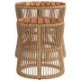 Garden side tables 2 pieces beige rattan wooden surface by , Garden tables - Ref: Foro24-366293, Price: 193,24 €, Discount: %