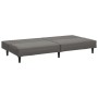 Sofá cama de 2 plazas cuero sintético gris de , Sofás - Ref: Foro24-375949, Precio: 222,77 €, Descuento: %