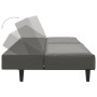 Two-seater gray synthetic leather sofa bed by , Sofas - Ref: Foro24-375949, Price: 222,77 €, Discount: %