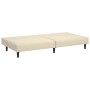 Sofá cama de 2 plazas terciopelo color crema de , Sofás - Ref: Foro24-375935, Precio: 220,47 €, Descuento: %