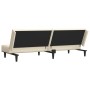 Sofá cama de 2 plazas terciopelo color crema de , Sofás - Ref: Foro24-375935, Precio: 220,47 €, Descuento: %