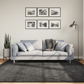 Modern long-haired furry rug PAMPLONA anthracite 200x200cm by , Rugs - Ref: Foro24-375194, Price: 77,28 €, Discount: %