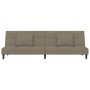 Sofá cama de 2 plazas con dos almohadas terciopelo gris claro de , Sofás - Ref: Foro24-375807, Precio: 229,10 €, Descuento: %