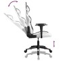 Schwarz-weißer Massage-Gaming-Stuhl aus Kunstleder von , Gaming-Stühle - Ref: Foro24-345432, Preis: 124,84 €, Rabatt: %