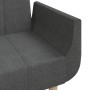 Sofá cama de 2 plazas con dos almohadas tela gris oscuro de , Sofás - Ref: Foro24-375870, Precio: 257,34 €, Descuento: %