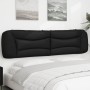 Cabecero de cama acolchado cuero sintético negro 200 cm de , Cabeceros y pies de cama - Ref: Foro24-374623, Precio: 93,91 €, ...