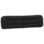 Cabecero de cama acolchado cuero sintético negro 200 cm de , Cabeceros y pies de cama - Ref: Foro24-374623, Precio: 93,91 €, ...