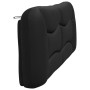 Cabecero de cama acolchado cuero sintético negro 200 cm de , Cabeceros y pies de cama - Ref: Foro24-374623, Precio: 93,91 €, ...