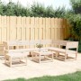 Gartenmöbel-Set 7-teilig aus massivem Kiefernholz von , Gartensets - Ref: Foro24-3216925, Preis: 455,63 €, Rabatt: %