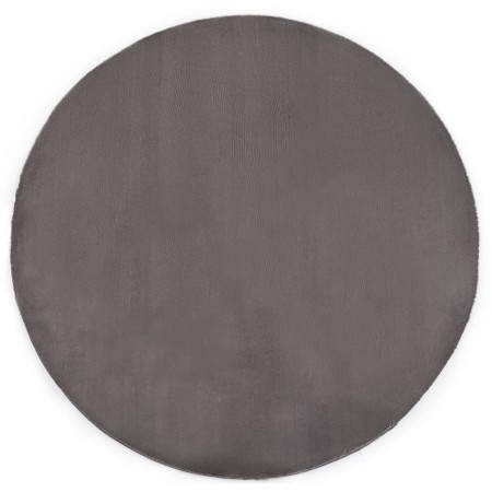 Alfombra de pelo sintético de conejo gris oscuro 80 cm de vidaXL, Alfombras - Ref: Foro24-285093, Precio: 22,28 €, Descuento: %