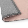 Antique pink rabbit synthetic hair rug 80x150 cm by vidaXL, Rugs - Ref: Foro24-285083, Price: 33,55 €, Discount: %