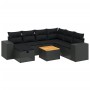 8-piece garden sofa set and black synthetic rattan cushions by , Garden sets - Ref: Foro24-3265185, Price: 541,79 €, Discount: %