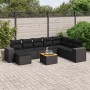 8-piece garden sofa set and black synthetic rattan cushions by , Garden sets - Ref: Foro24-3225579, Price: 574,25 €, Discount: %