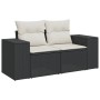 Gartensofa-Set 10-teilig mit schwarzen synthetischen Rattankissen von , Gartensets - Ref: Foro24-3225601, Preis: 639,81 €, Ra...